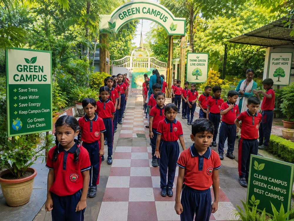Green Campus at Bharat School of Learning